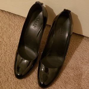 Black Gucci heels